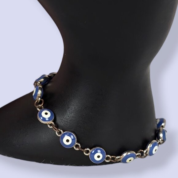 V. Blue Evil Eye Bracelet - Picture 1 of 5